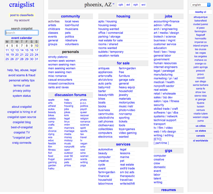 post a free posting on craigslist