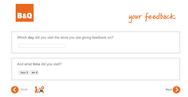 b and q customer satisfaction survey