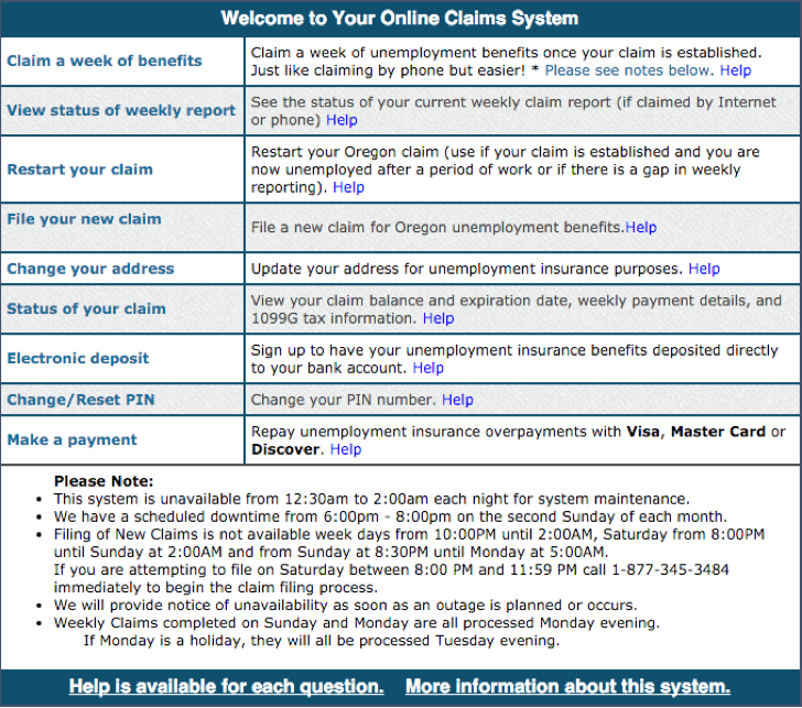 www.workinginoregon.org - How To File For A Week Of Unemployment Benefits?