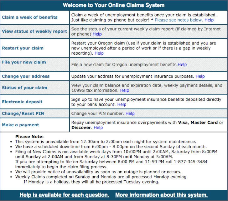 file for a week of unemployment benefits at oregon employment department