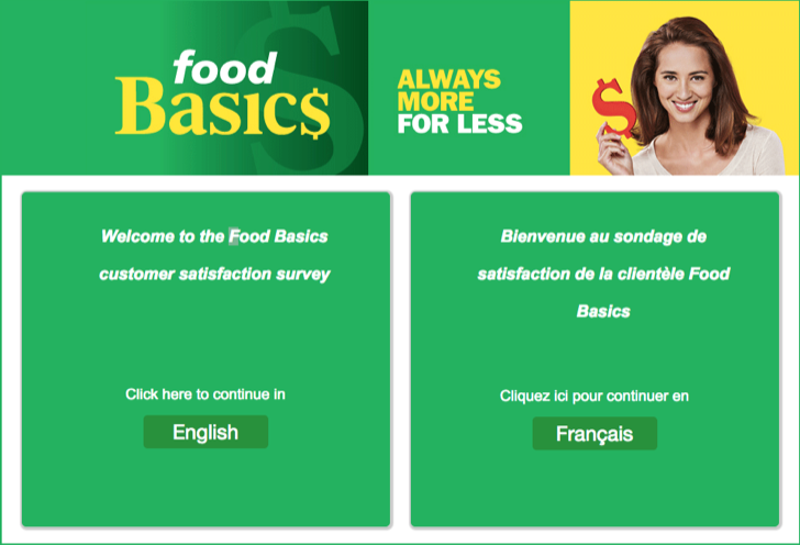 food basics customer satisfaction survey