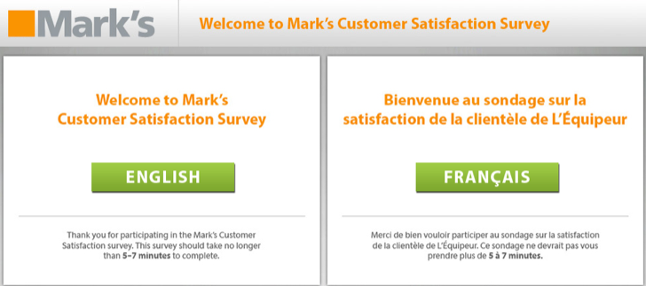 marks customer satisfaction survey