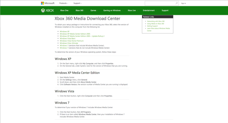 set up windows media center on your xbox 360