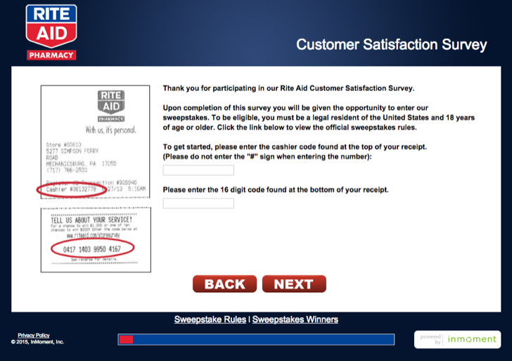 rite aid customer survey