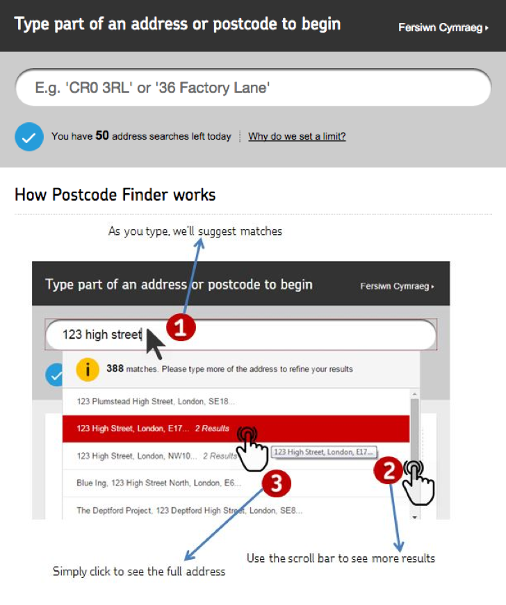 royal mail postcode finder