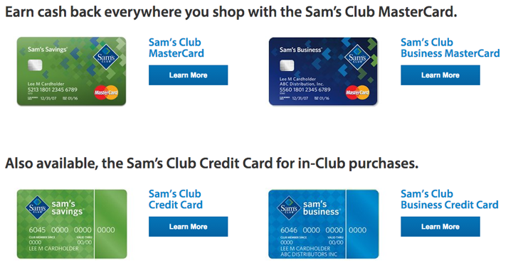 apply for a sam's club mastercard to get rewards