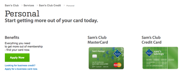 apply for a sam's club mastercard to get rewards