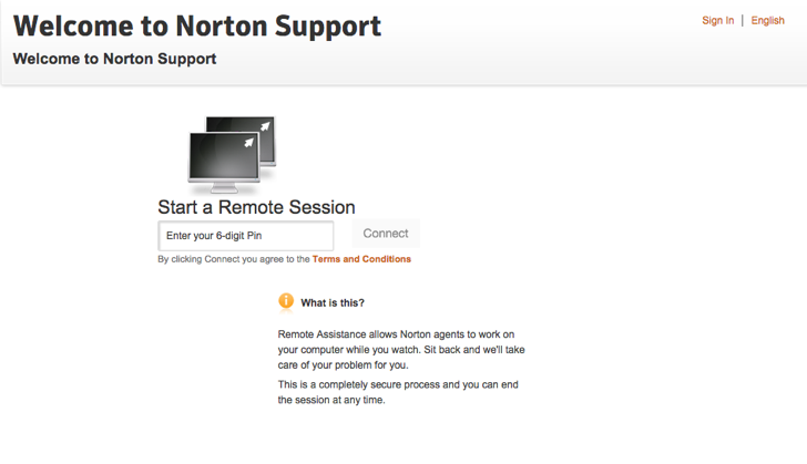 norton support online service