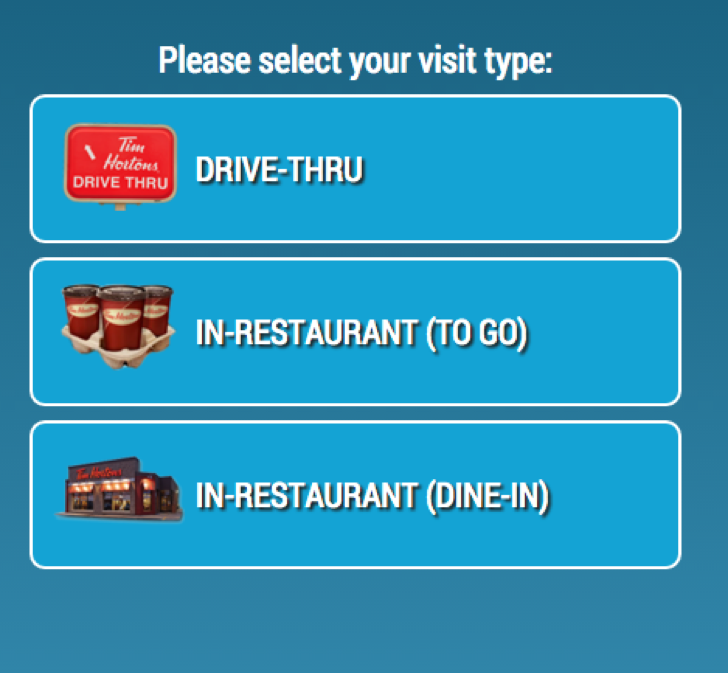 tim hortons guest survey