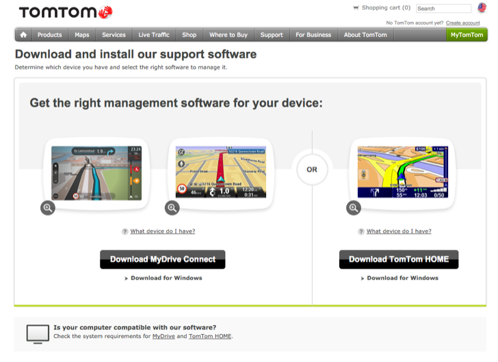 download and setup mytomtom support application for tomtoms special offers