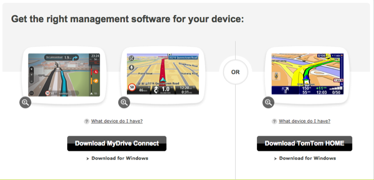 install maps using mytomtom