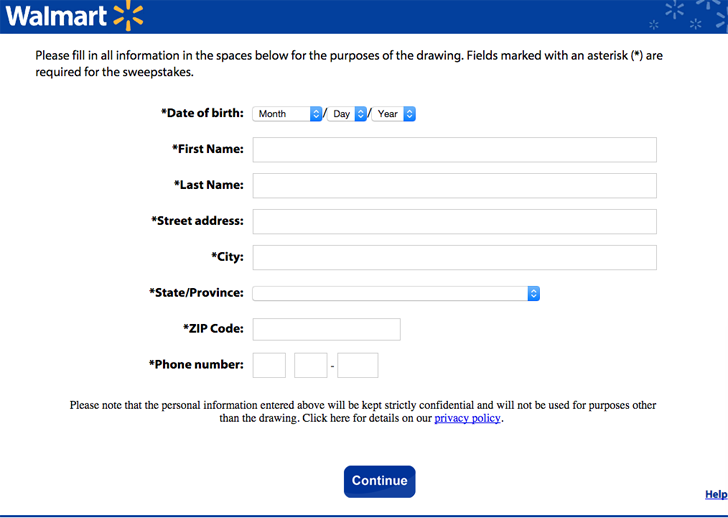 walmart survey