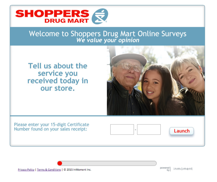 participate in the shoppers drug mart customer care survey to win $1,000